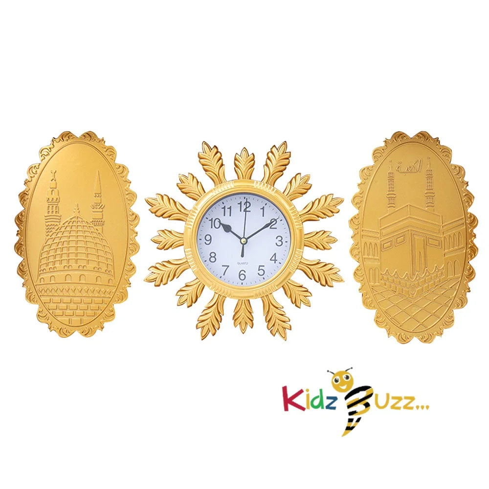 Wall Clock K6T Gold- Home Accessories