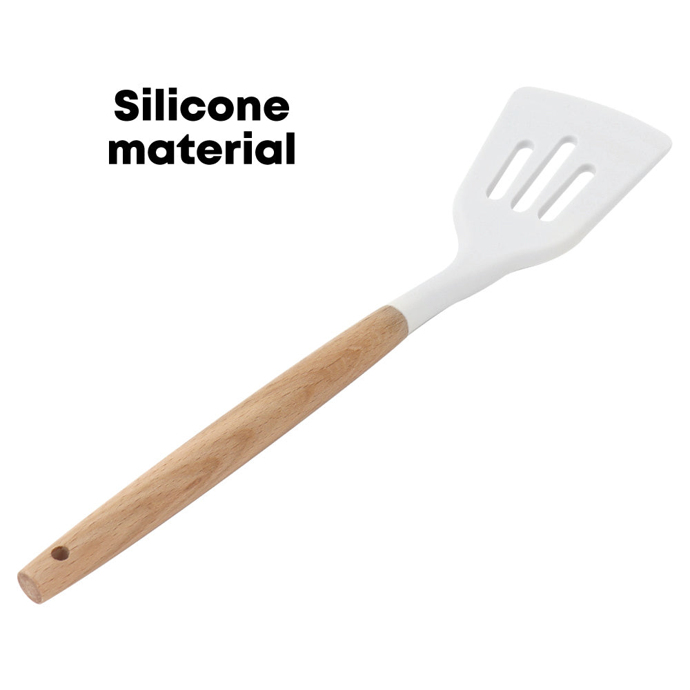 5pcs Silicon White Utensil Set - Kitchenware