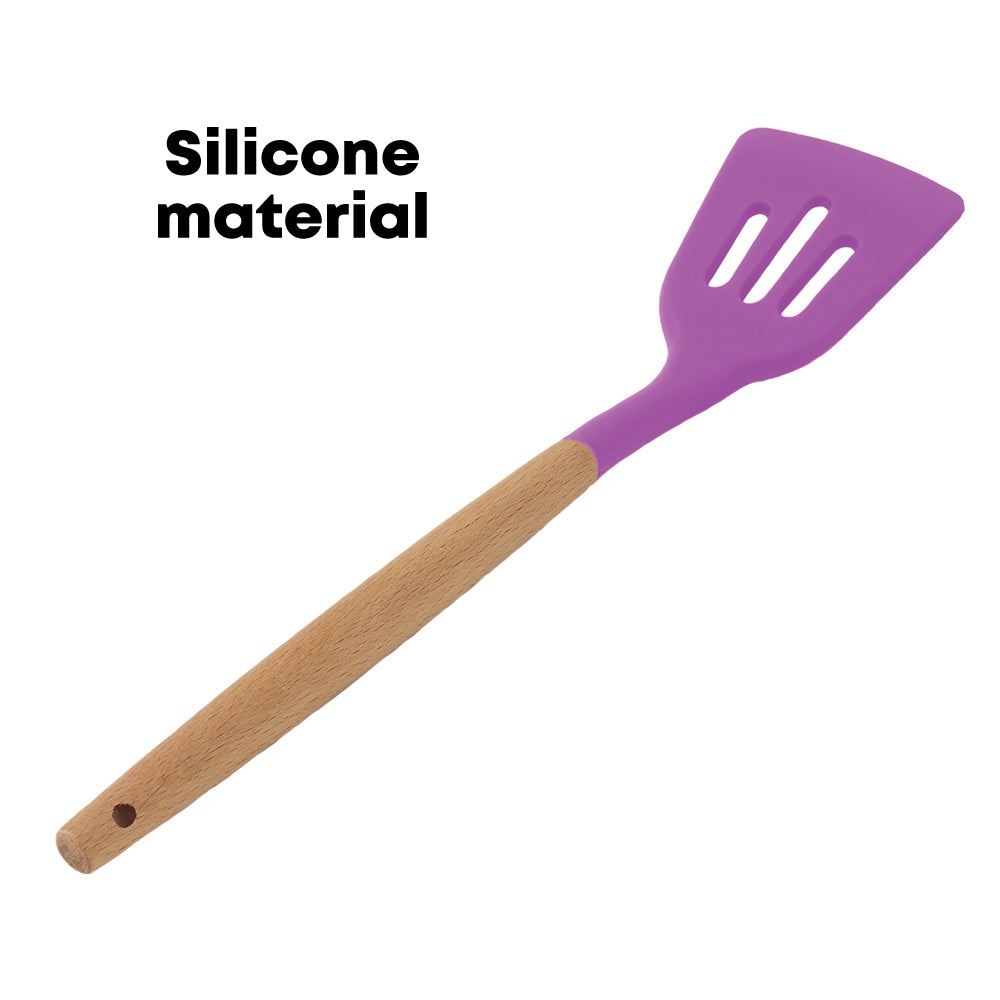 5pcs Silicon Utensil Set Purple - Kitchen Utensils Set