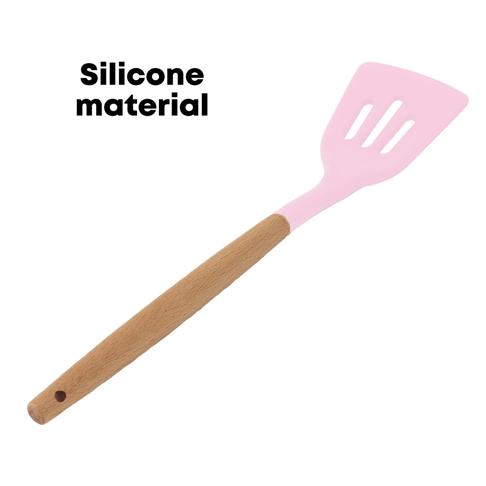 5pcs Silicone Utensil Set Pink- Kitchen Accessories