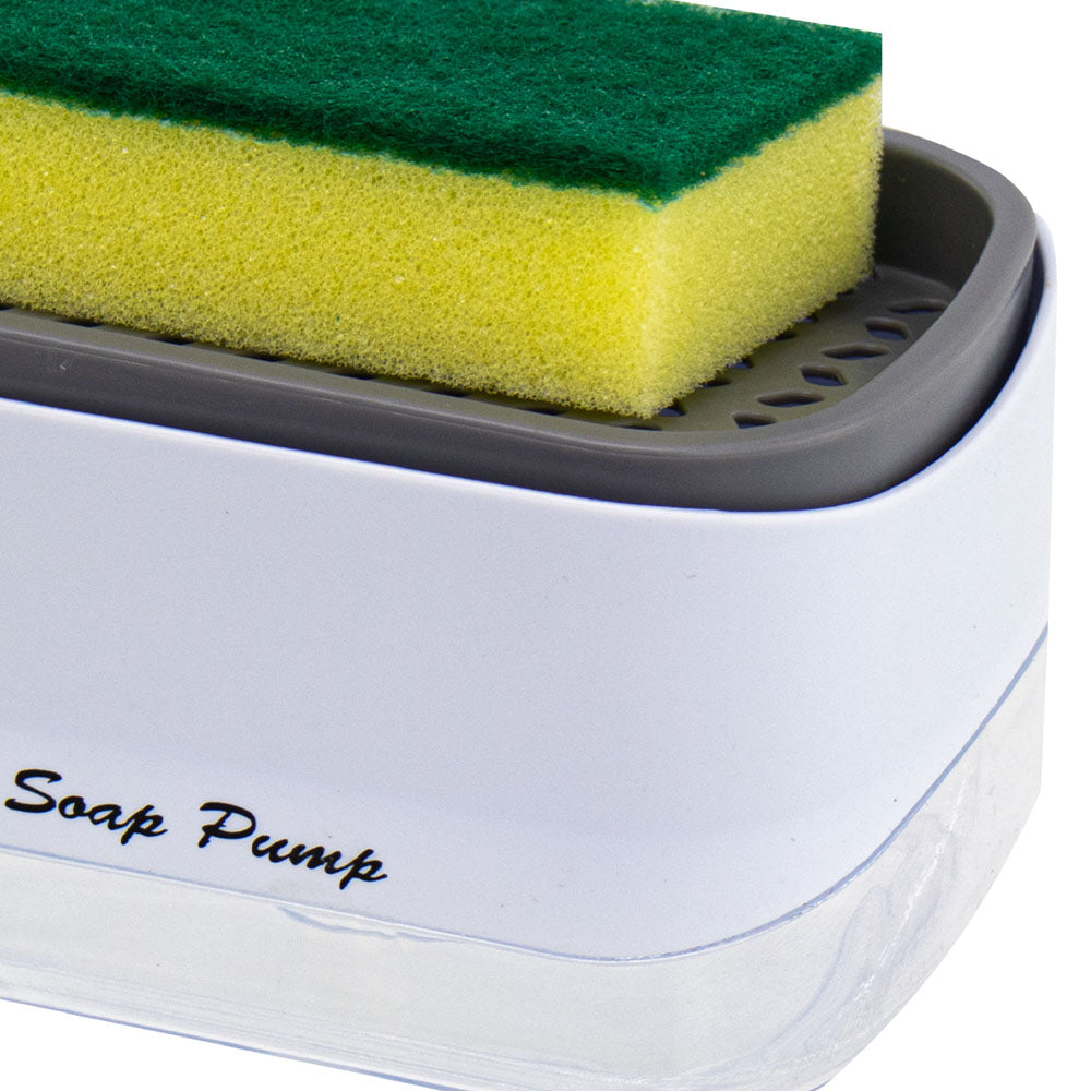 Sponge Caddy with Soap Pump 0.4L
