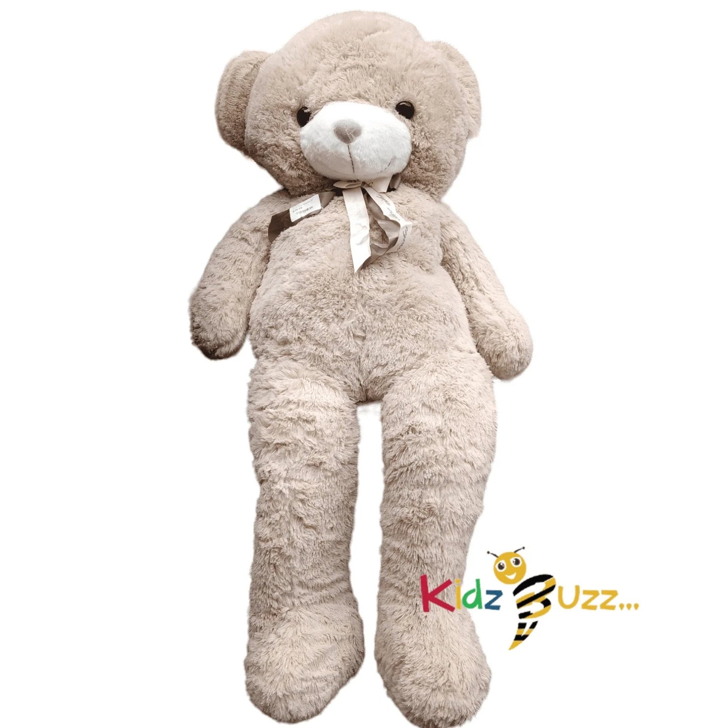 140cm White Teddy KZ- Soft Plush Toy (White colour)