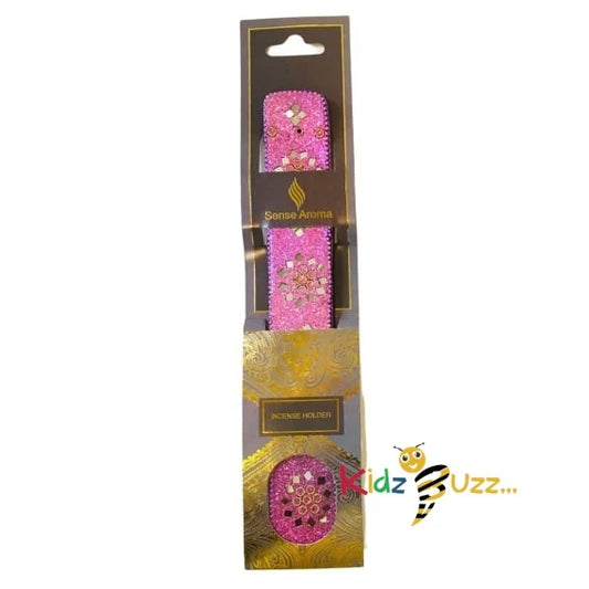 Glittered Incense Holder - Purple (Pack of 3)