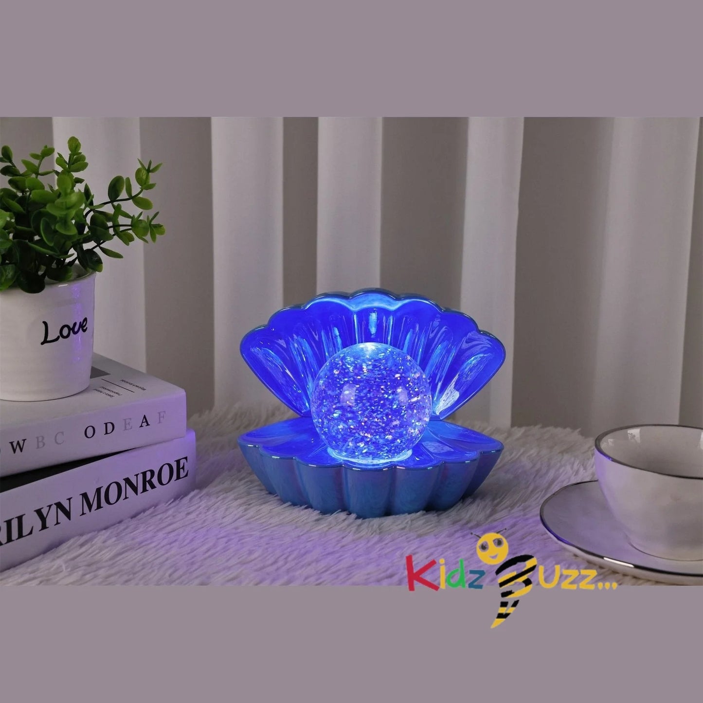 Blue Glitter Pearl Lamp - Home Decorative Accessories
