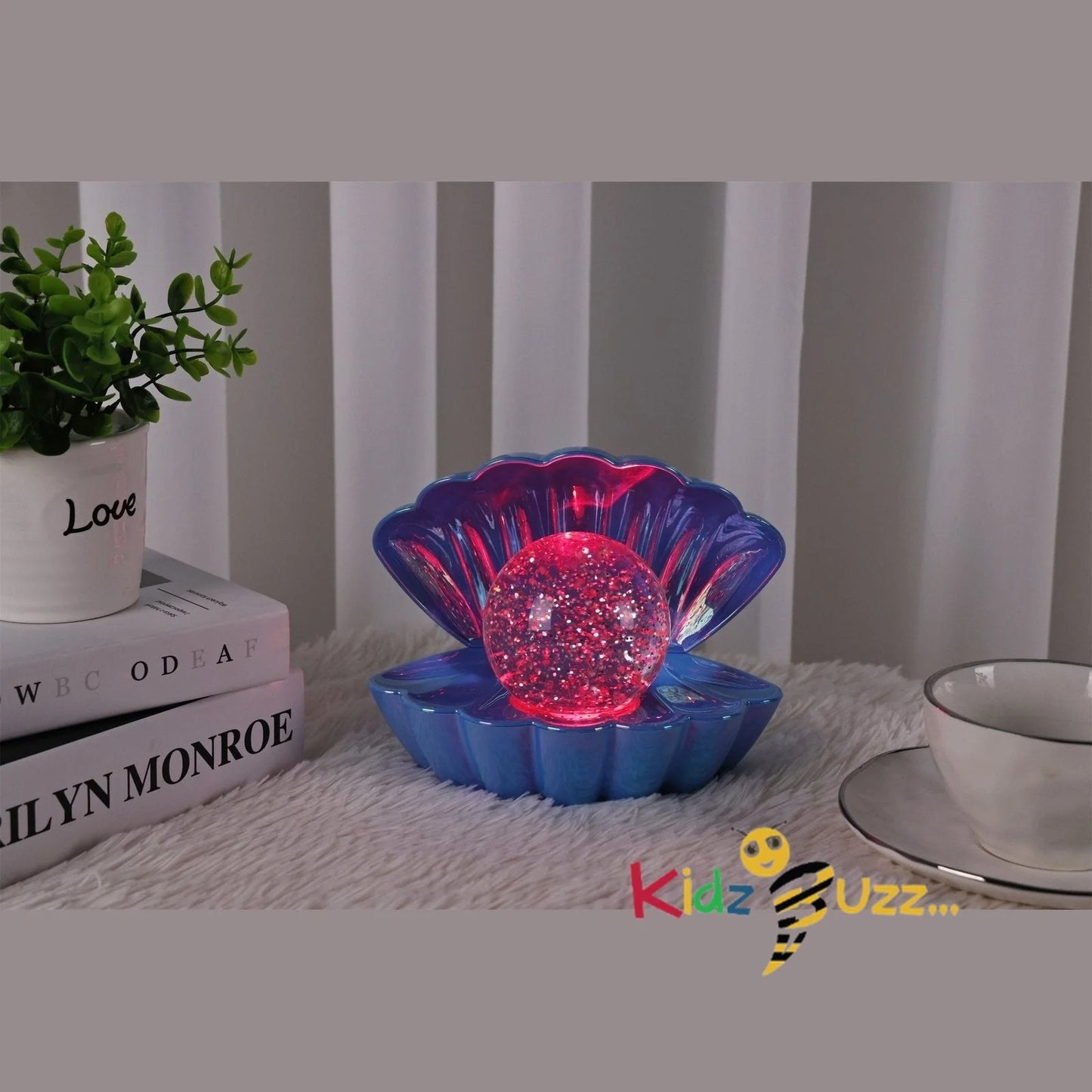 Blue Glitter Pearl Lamp - Home Decorative Accessories