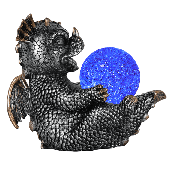 Silver Pyro The Magic Dragon - Home Decoration Accessories