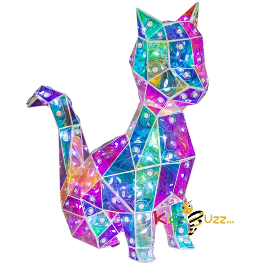 Mini Glitz Interactive Cat LED With Light