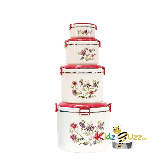 Elite Elegance Insulated Hot Pot Set 5pc Blue/White