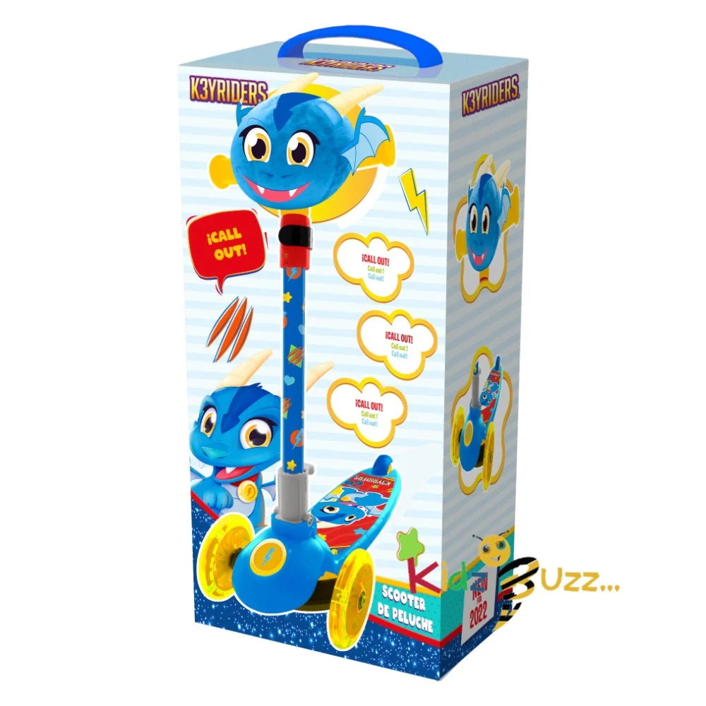 Draky Plush Head Scooter For Kids