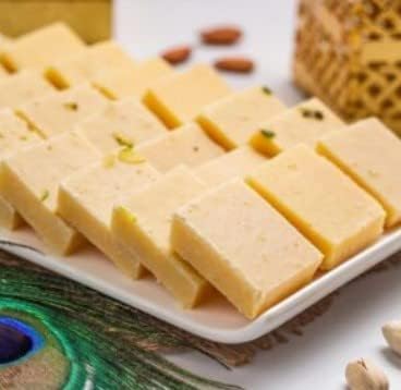 Festival Special Premium (Plain Barfi) Delicious Indian Traditional Sweets To Sweeten Up Your Celebration Best Gift For All Occasions Rakhi,Marriage,Diwali,Holi