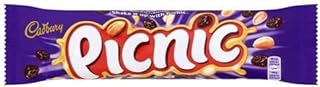 Cadbury Picnic Bar Peanut Caramel & Raisin 48g (Pack of 36)
