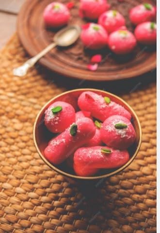Festival Special Premium (Pink Chum Chum) Delicious Indian Traditional Sweets To Sweeten Up Your Celebration Best Gift For All Occasions Rakhi,Marriage,Diwali,Holi