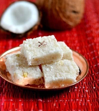Festival Special Premium (Coconut Barfi) Delicious Indian Traditional Sweets To Sweeten Up Your Celebration Best Gift For All Occasions Rakhi,Marriage,Diwali,Holi