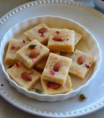 Festival Special Premium (Almond Barfi) Delicious Indian Traditional Sweets To Sweeten Up Your Celebration Best Gift For All Occasions Rakhi,Marriage,Diwali,Holi