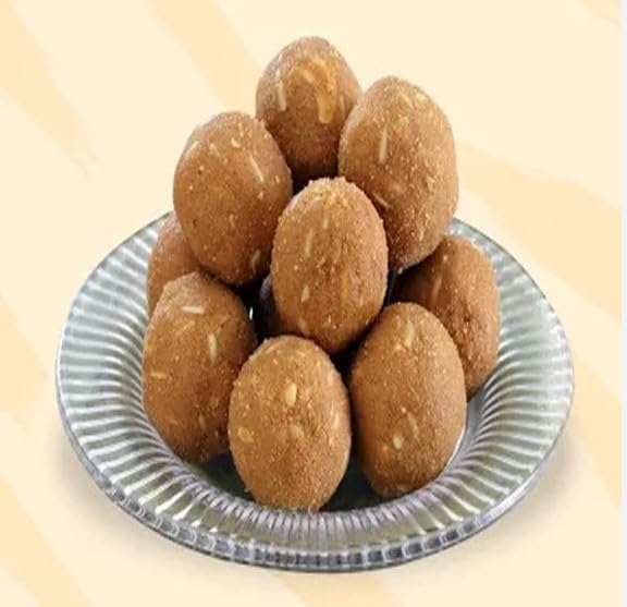 Festival Special Premium (Panjiri Ladoo) Delicious Indian Traditional Sweets To Sweeten Up Your Celebration Best Gift For All Occasions Rakhi,Marriage,Diwali,Holi