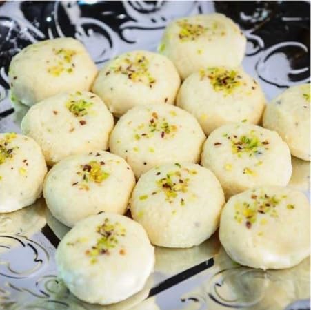 Festival Special Premium (White Peda) Delicious Indian Traditional Sweets To Sweeten Up Your Celebration Best Gift For All Occasions Rakhi,Marriage,Diwali,Holi