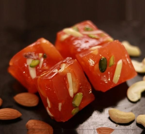 Festival Special Premium (Bombay Karachi Halwa) Delicious Indian Traditional Sweets To Sweeten Up Your Celebration Best Gift For All Occasions Rakhi,Marriage,Diwali,Holi