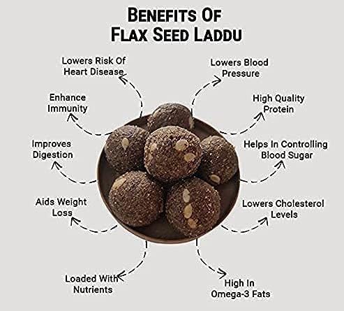 Festival Special Premium (Alsi Pinni) Delicious Indian Traditional Sweets To Sweeten Up Your Celebration Best Gift For All Occasions Rakhi,Marriage,Diwali,Holi