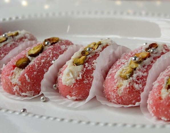 Festival Special Premium (Pink Chum Chum) Delicious Indian Traditional Sweets To Sweeten Up Your Celebration Best Gift For All Occasions Rakhi,Marriage,Diwali,Holi