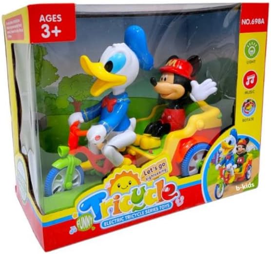 Tricycle Mickey Duck- Baby Wheel Character Toy