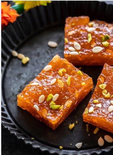 Festival Special Premium (Bombay Karachi Halwa) Delicious Indian Traditional Sweets To Sweeten Up Your Celebration Best Gift For All Occasions Rakhi,Marriage,Diwali,Holi