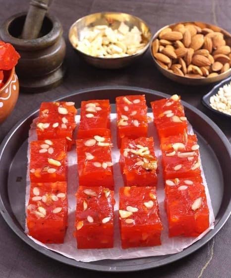 Festival Special Premium (Bombay Karachi Halwa) Delicious Indian Traditional Sweets To Sweeten Up Your Celebration Best Gift For All Occasions Rakhi,Marriage,Diwali,Holi