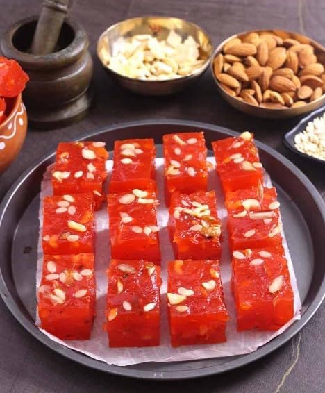 Festival Special Premium (Bombay Karachi Halwa) Delicious Indian Traditional Sweets To Sweeten Up Your Celebration Best Gift For All Occasions Rakhi,Marriage,Diwali,Holi