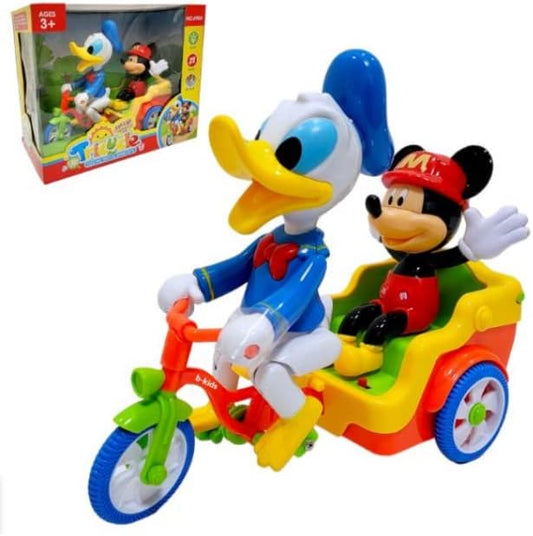 Tricycle Mickey Duck- Baby Wheel Character Toy