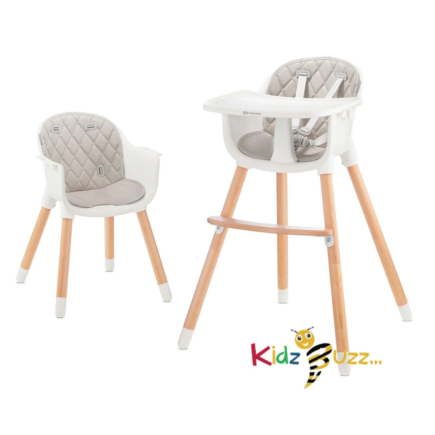 Kinderkraft Sienna 2-in-1 Highchair, Baby Chair