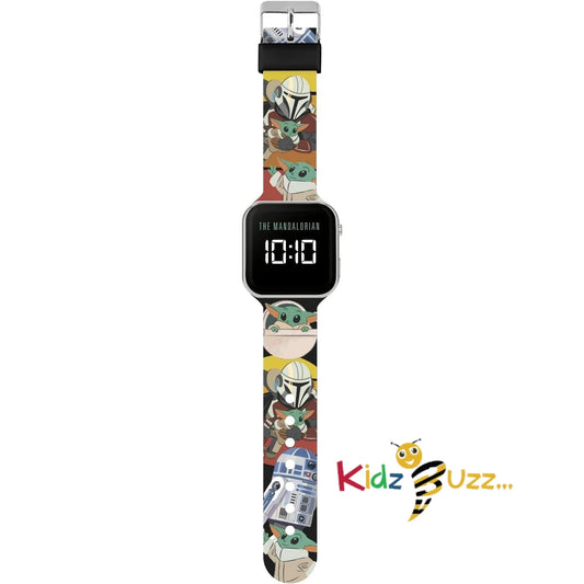 The Mandalorian Printed LED Watch Digital Watch For Kids
