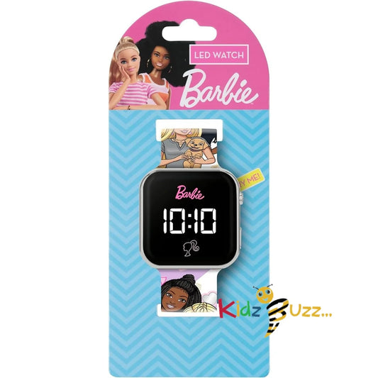 Barbie Printed Strap LED Watch For Kids