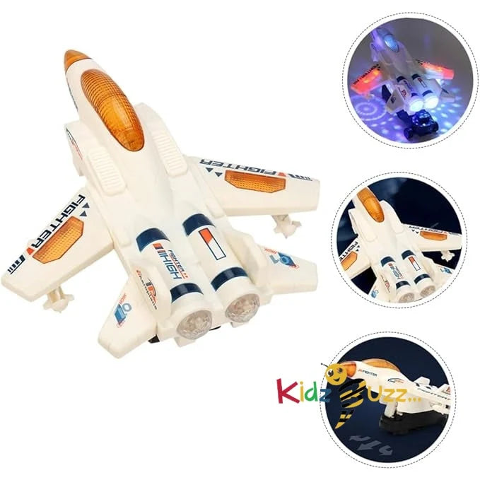 Airplane Model Plane Toy- Interactive Musical Light Aircraft Toy