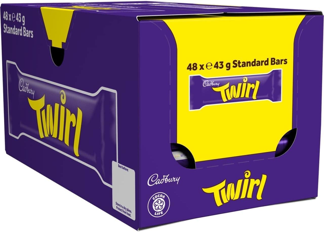 Twirl Chocolate Bar Case of 48x43g