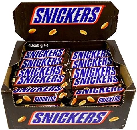 Snickers 40x 50Grams Chocolate Bars