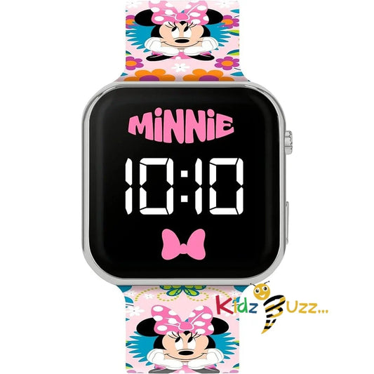 Minnie Mouse Printed LED Watch