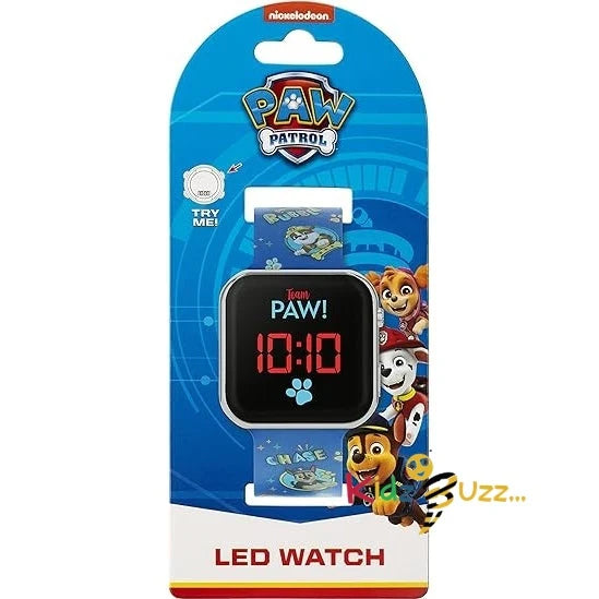 Paw Patrol Blue Strap LED Watch