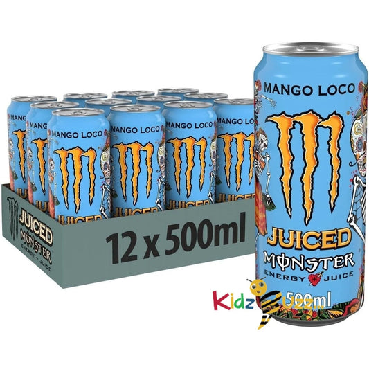 Monster Energy Drink 500ml (Mango Loco) (Pack of 12)