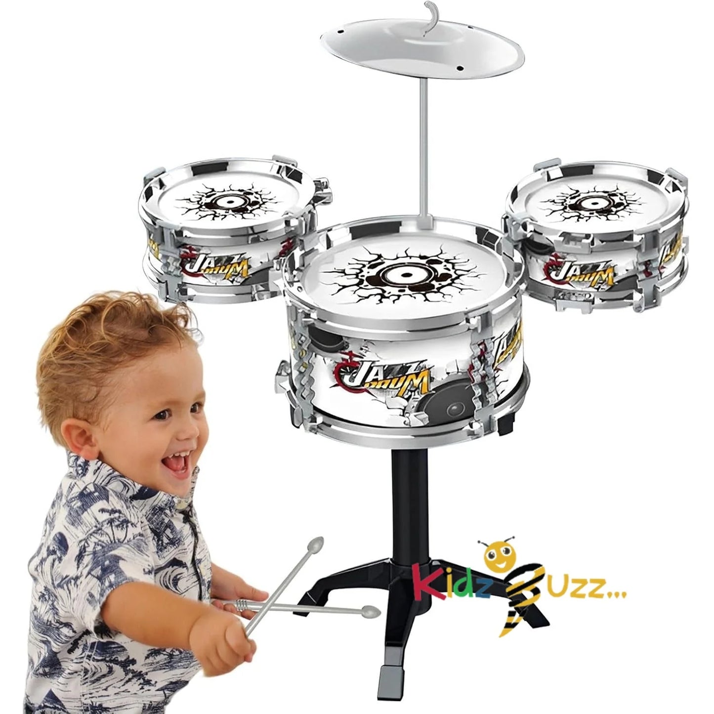 Jazz Drum Set for Kids | Music Drum Kit, Junior Drum Set, Learn to Play Drum Head