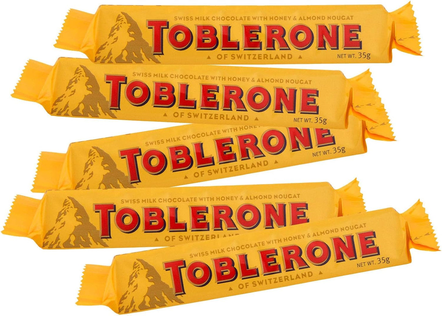 Toblerone Swiss Milk Chocolate Almond Bars 24 X 35g