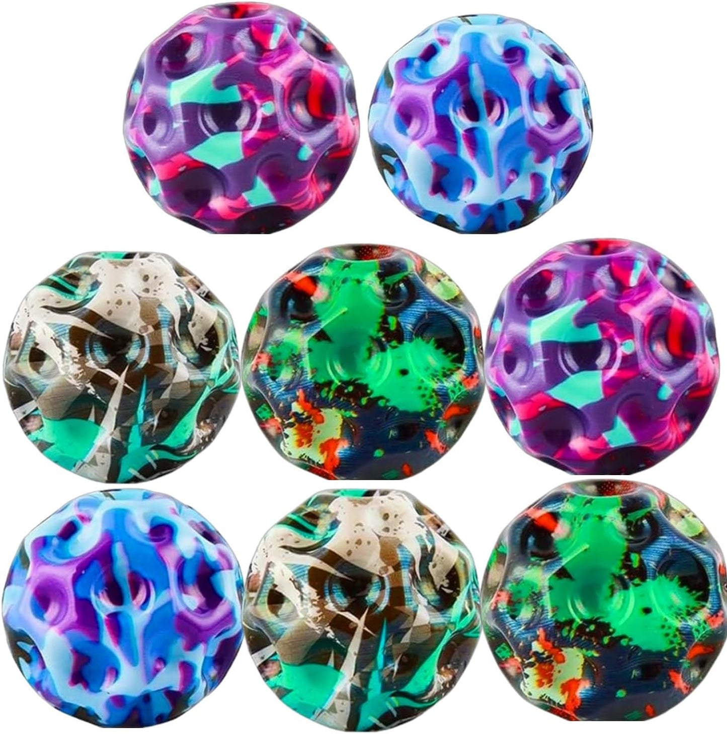 Space Ball Bouncing, Moon Bouncing Ball For Kids (Pack of 3)