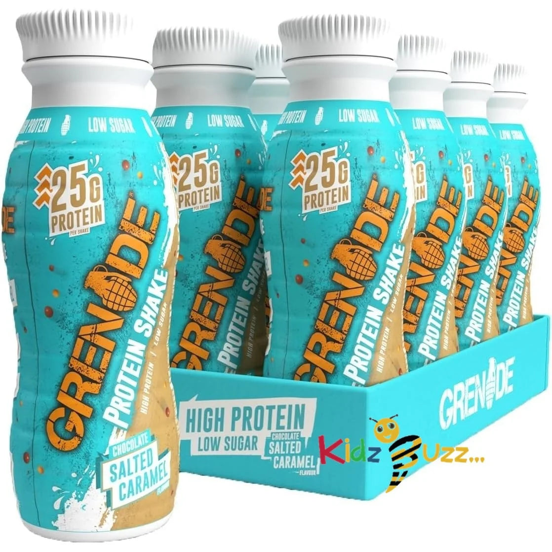 Grenade 24g High Protein Shake - Chocolate Salted Caramel, 8 x 330 ml