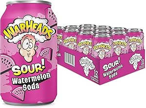 Warheads - Sour Fruity Soda with Watermelon Flavors 12 x 255ml