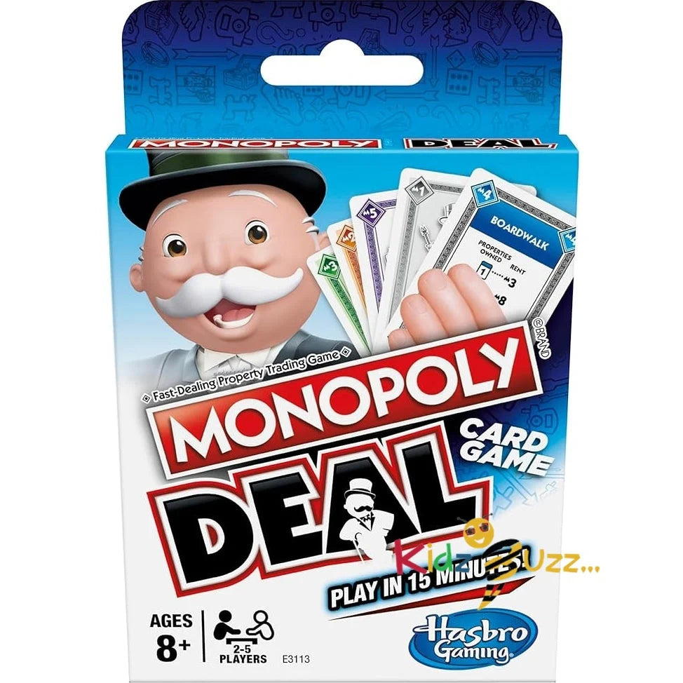 Uno Monopoly White Card Game- Family Entertainment toys Playing Card