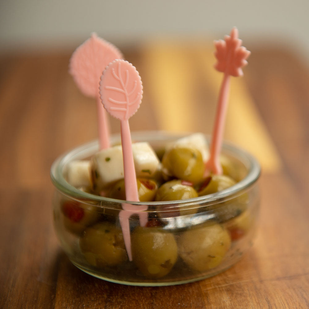 38Pcs Plastic Snack Forks