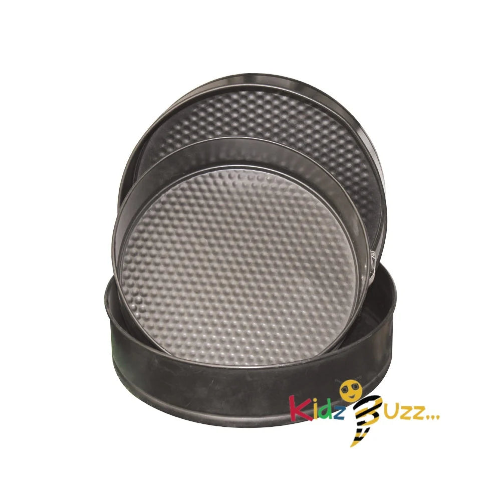 Cake Tin Set Round 2.9L-3.4L-3.9L - 3pcs Cake Tin Set