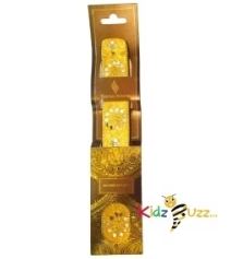 Glittered Incense Holder - Gold (Pack of 3)