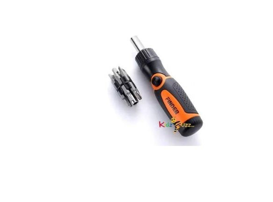 FINDER 14 Piece Security Bit Set with Bonus Ratcheting Screwdriver