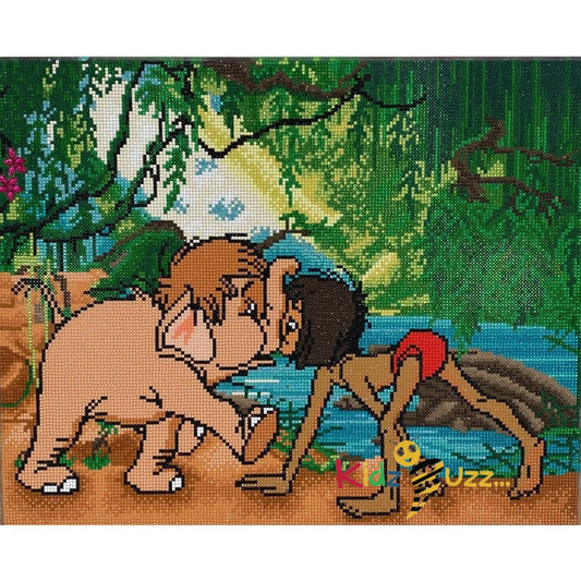 Jungle Book Crystal Art 40x50cm