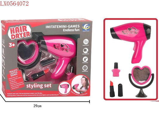 Hair Dryer Styling Set - Pretend Play Set