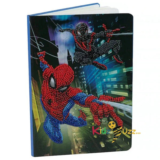 Spiderman Crystal Art Notebook 18x26cm, Crystal Art Notebook